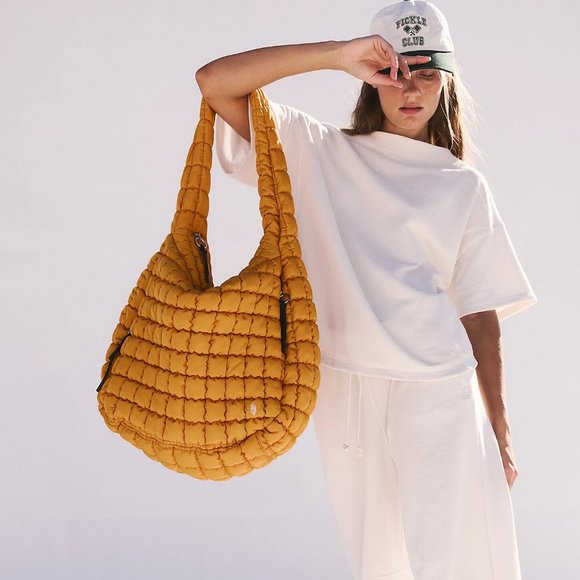 Free People FP Movement Quilted Carryall - Golden Sunrise - Picture 3 of 5